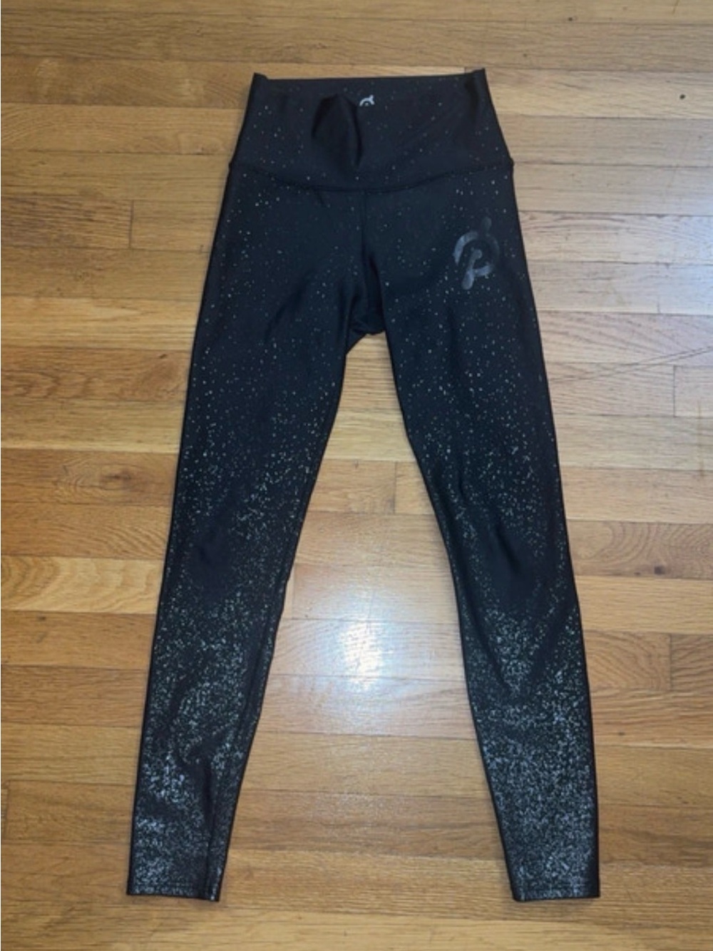 Peloton Black High-Waist Sparkle Leggings